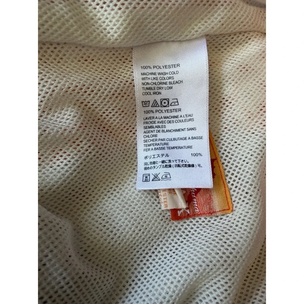 Tommy Bahama Swim Trunks Men XL Orange White Floral Tropical Hawaiian Relax XL